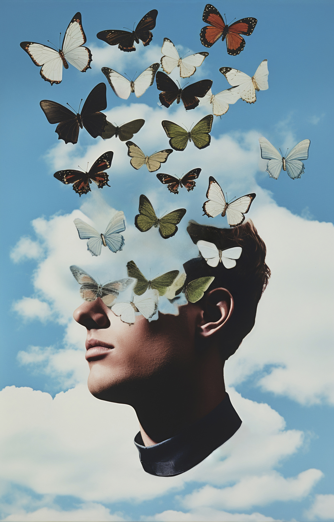 Portrait-person-with-visual-metaphor-memory